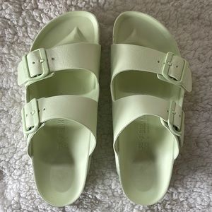 Birkenstock Arizona EVA - Size 38 Narrow - Light Green